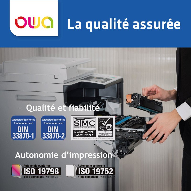 Bouteille d'encre couleurs séparées OWA Equivalent EPSON 113