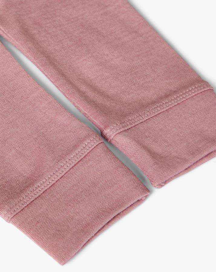 Woll-Leggings NBFWILLIT in altrosa