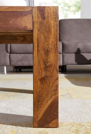 Couchtisch Heves Massivholz Sheesham 110 x 40 cm
