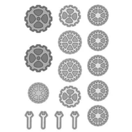 URSUS Dekorationsset Traktor, 4 Bogen Bastelkarton DIN A4