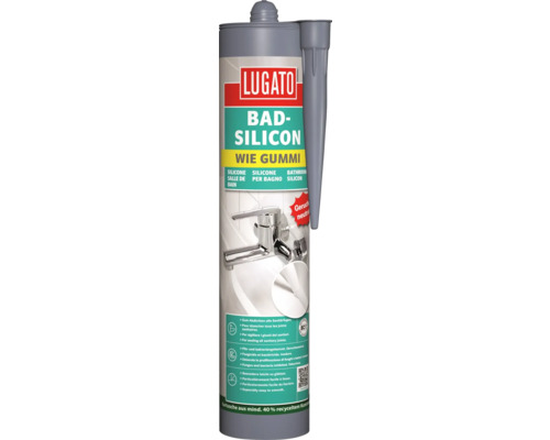 Lugato Badkamer Siliconen, Rubberachtig, Steengrijs, 310 ml