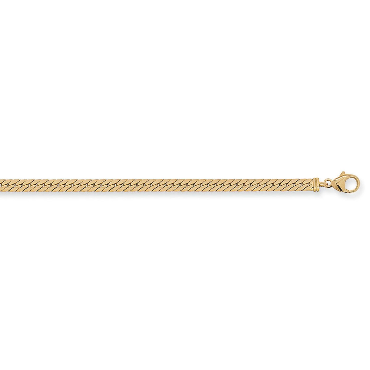 Bracelet Brillaxis maille anglaise or 18 carats
