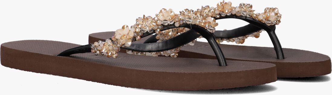 UZURII bruine uzurii teenslippers precious bloom gold