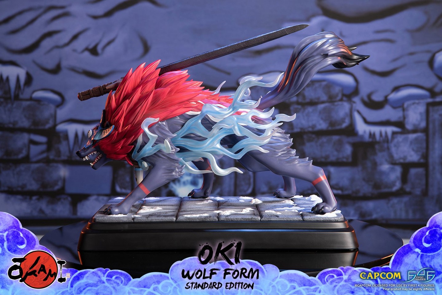 Okami (Oki Wolf Form) RESIN Statue