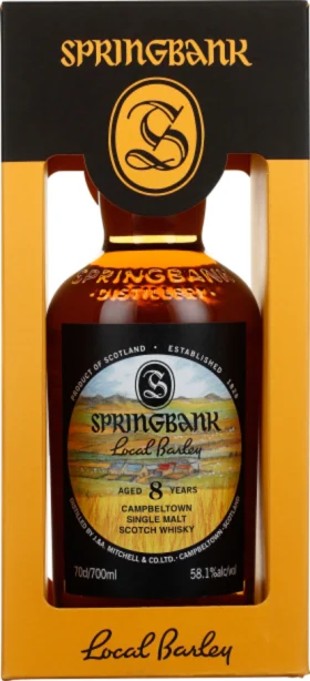 SPRINGBANK 8 YEARS LOCAL BARLEY 2024 70CL