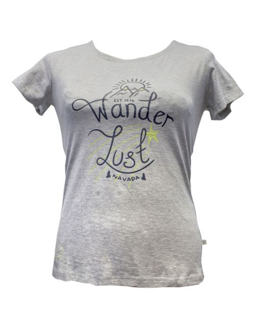 Baumfuchs Dames T-Shirt Grijs - Vrijetijdskleding