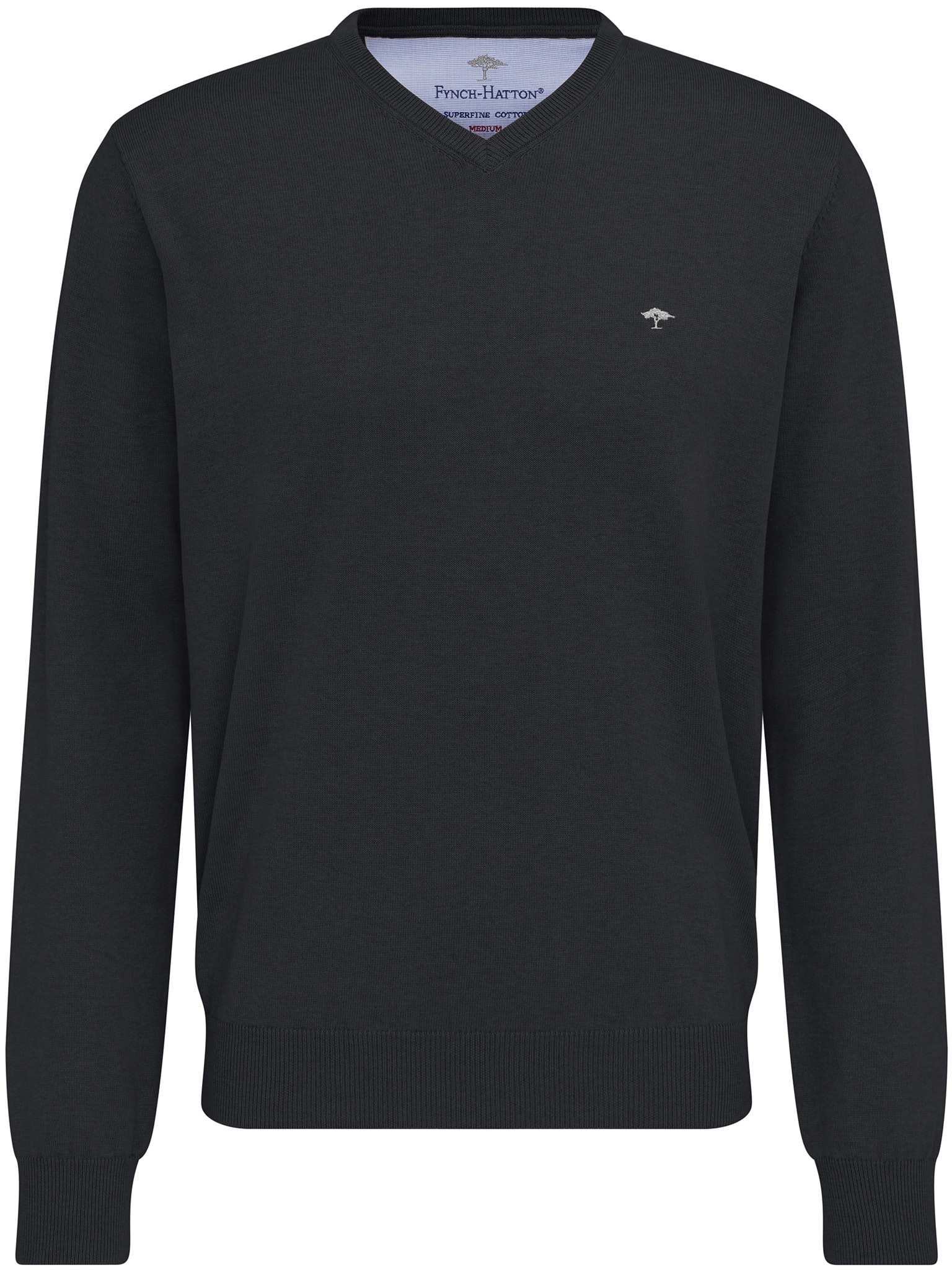 FYNCH-HATTON Strickpullover »FYNCH-HATTON Pullover mit V-Kragen«, mit V-Ausschnitt