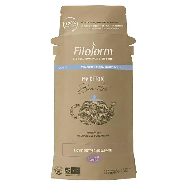 Fitoform Infusão em Folhas Soltas Meu Detox Bem-Estar Sachê de 50g
