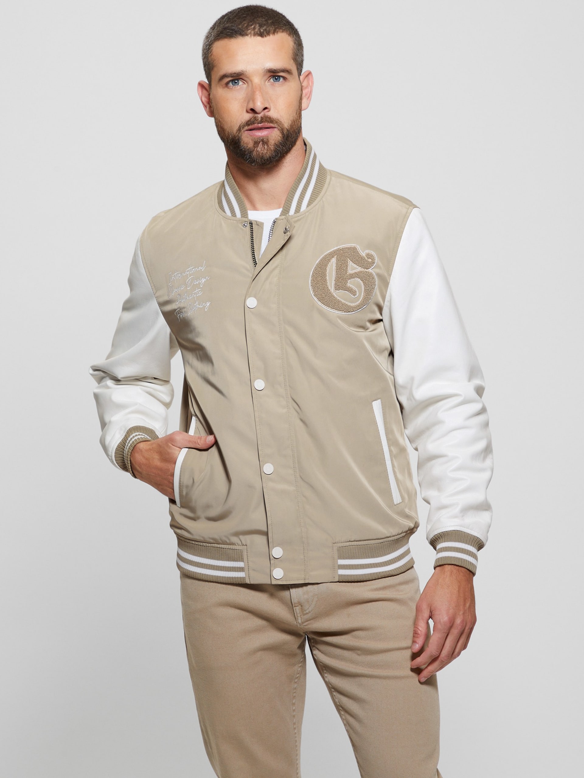 Jaqueta Varsity Color-Block