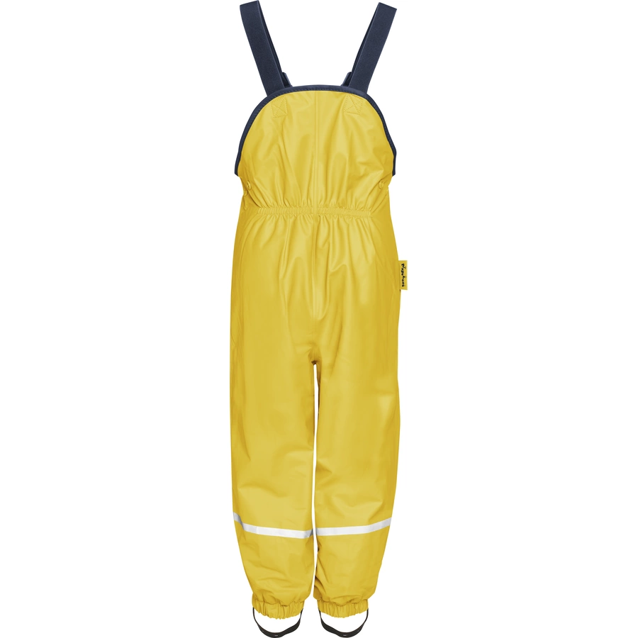 Playshoes Regenlatzhose Fleece gelb