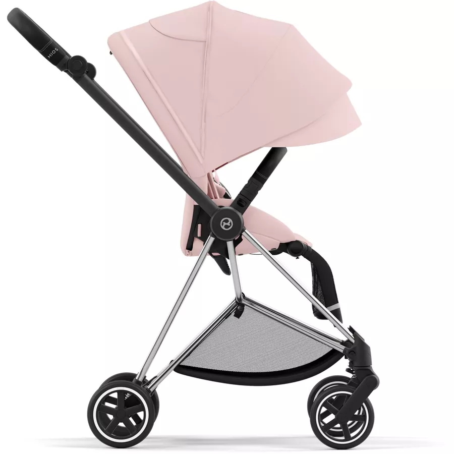 cybex PLATINUM Kombikinderwagen New Mios Chrome Black Peach Pink