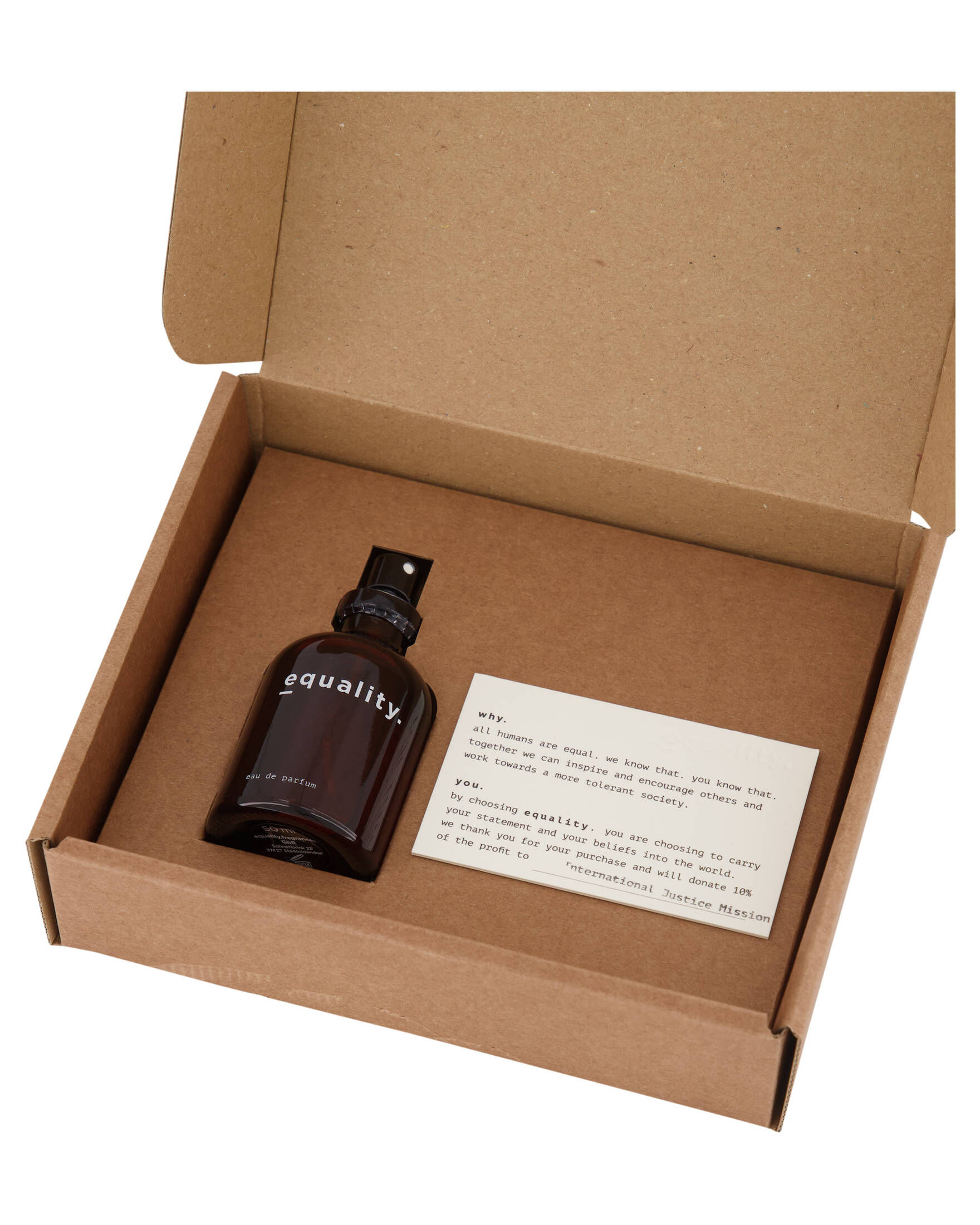 Equality| Damen und Herren Parfüm EQUALITY. EAU DE PARFUM 50ml