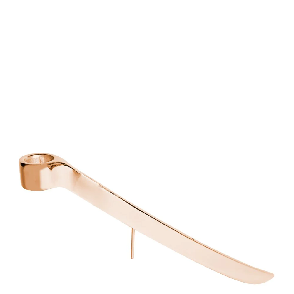 Uyuni  Taper lysestageholder, Rose Gold - 28x17 cm.