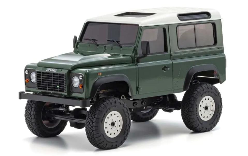 Scale Crawler Mini-Z Land-Rover D90, Coniston Green ARTR<br>Originalgetreues Land Rover Defender 90 RC-Modell im Mini-Z Format
