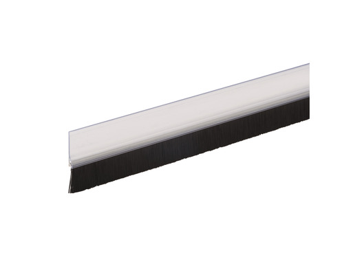 fix-o-moll deurrubber met kwast, standaard zelfklevend, transparant, 1 m