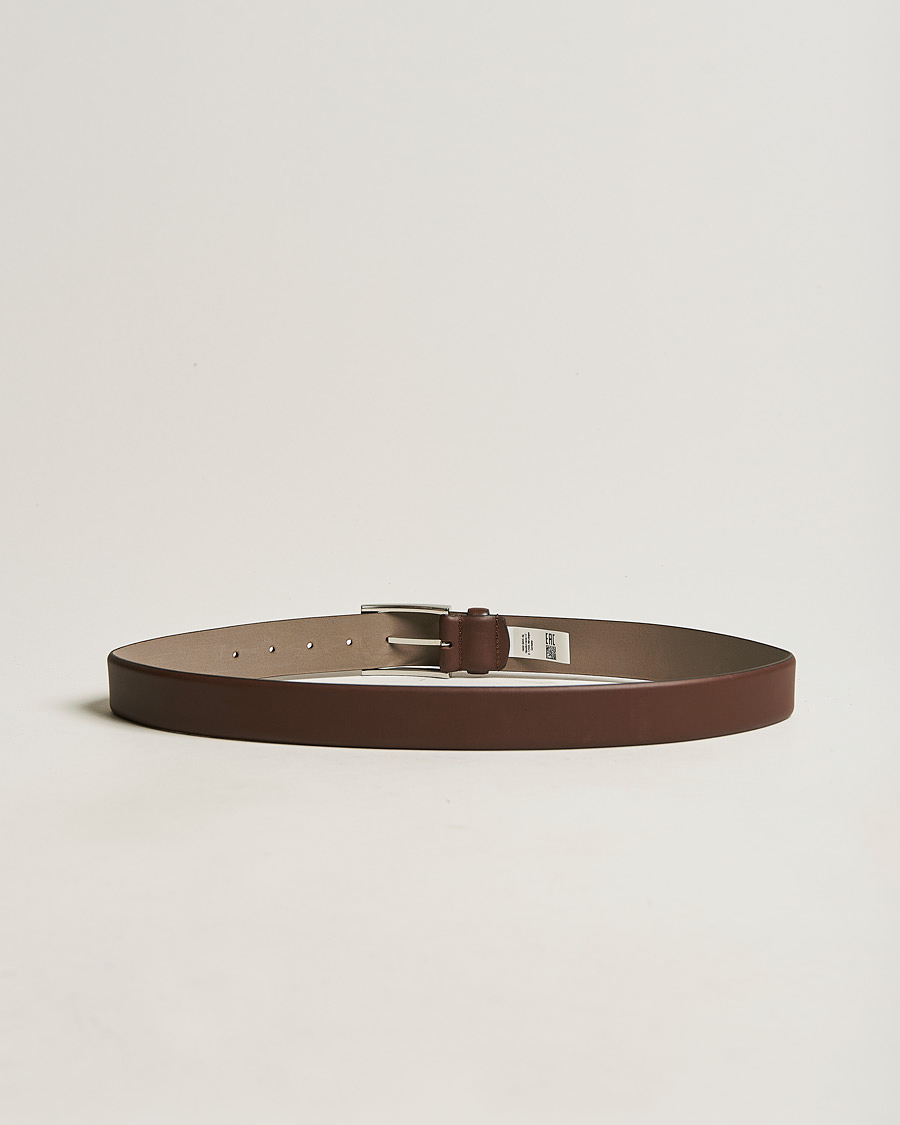 Barnabie Leather Belt 3,5 cm Medium Brown