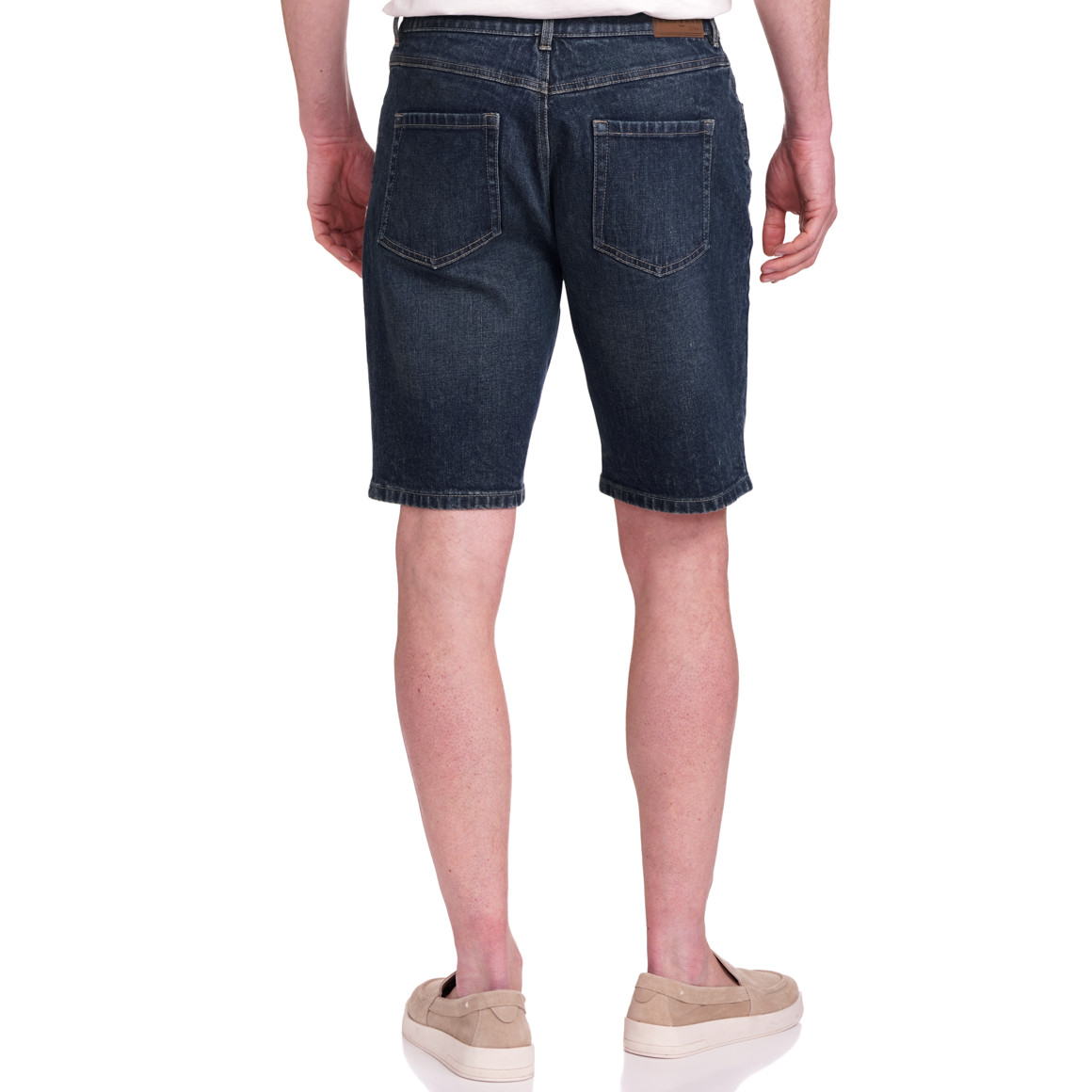 VanVaan Herren Jeans-Shorts in Denim-Optik dunkelblau