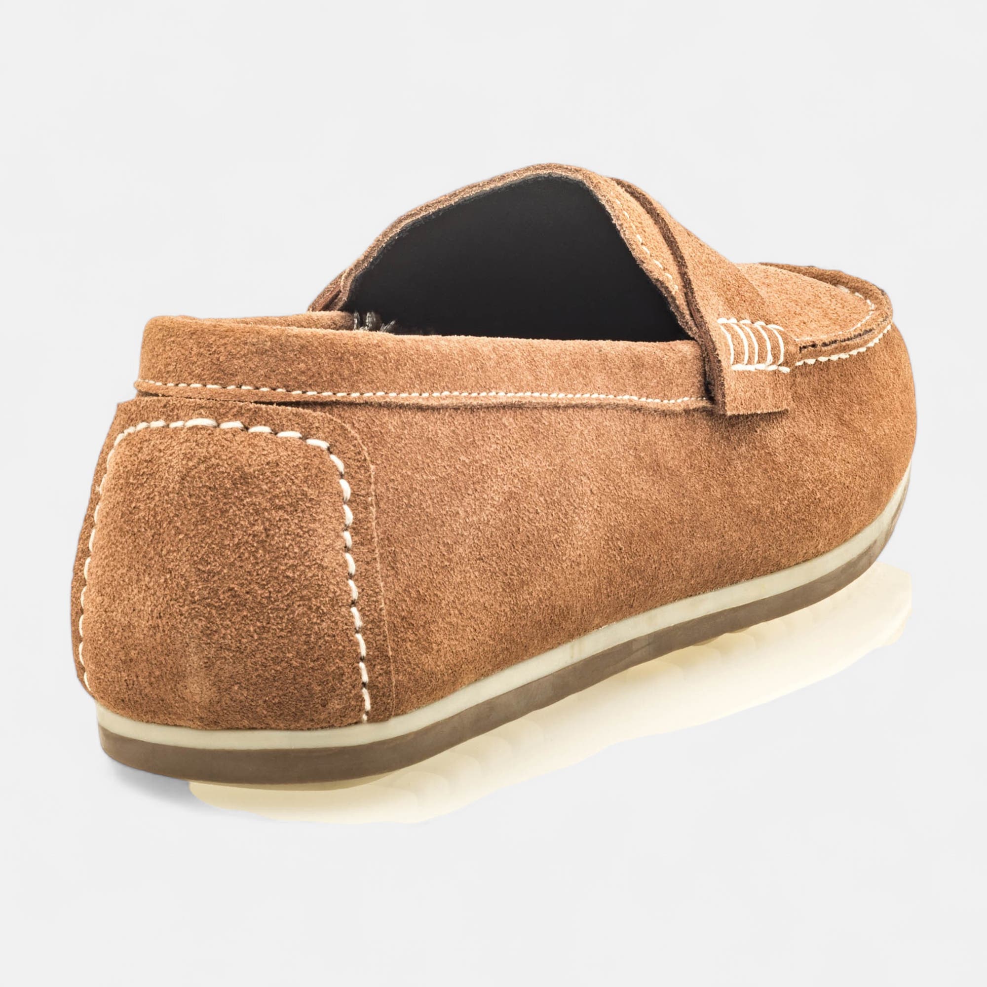 Mocassins Homme en cuir marron