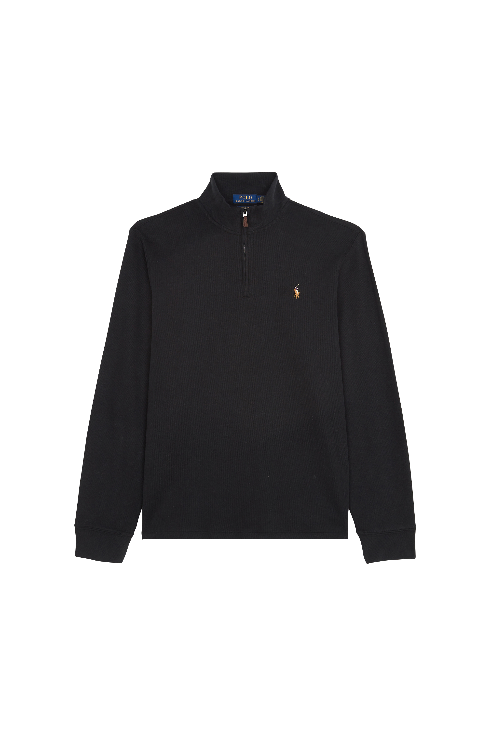 POLO RALPH LAUREN Pull ESTATE RIB-LSL-KNT Noir