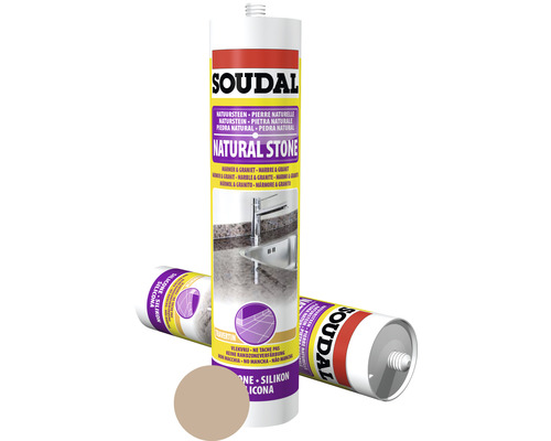 Soudal natuursteen siliconen travertin 290 ml