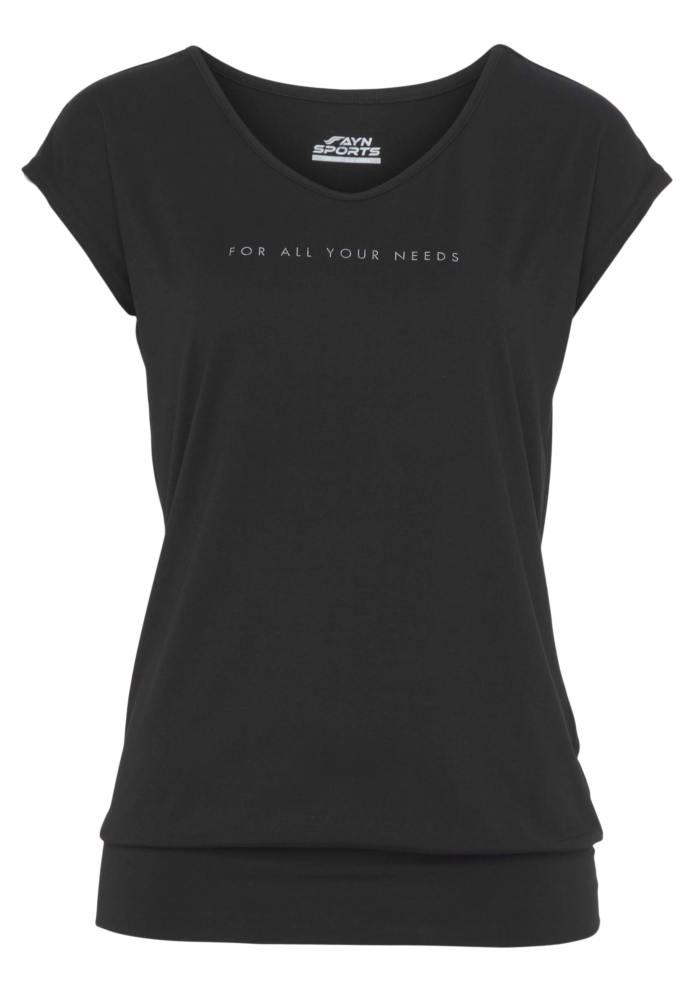 FAYN SPORTS Funktionsshirt »Cuffed Tee«, atmungsaktiv,  schnell trocknend,  aus Jerseystoff