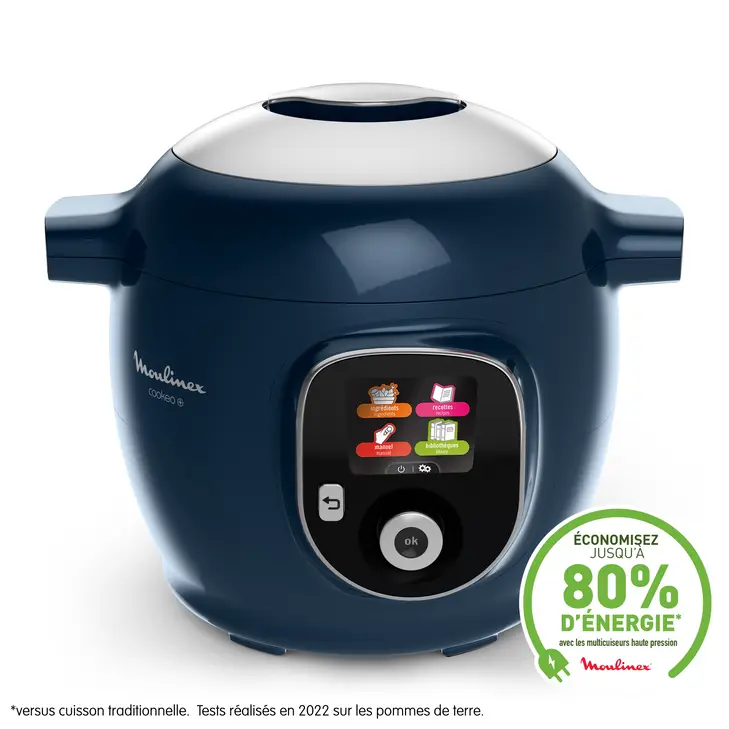 Cookeo+ 150 recettes Bleu, avec louche incluse