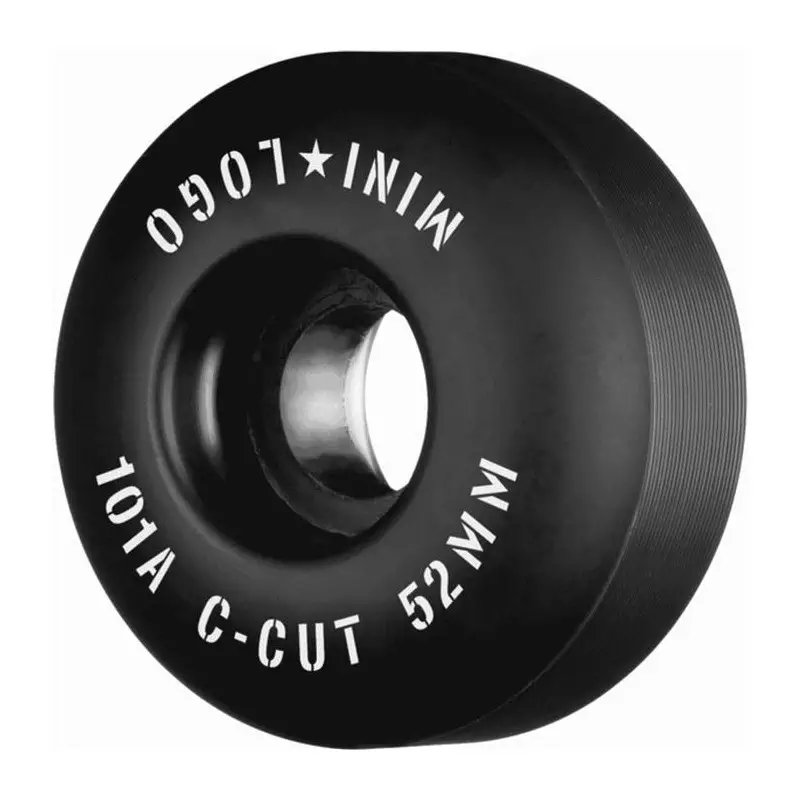 Roues skate MINI LOGO (jeu de 4) 52mm c-cut ii 101a black