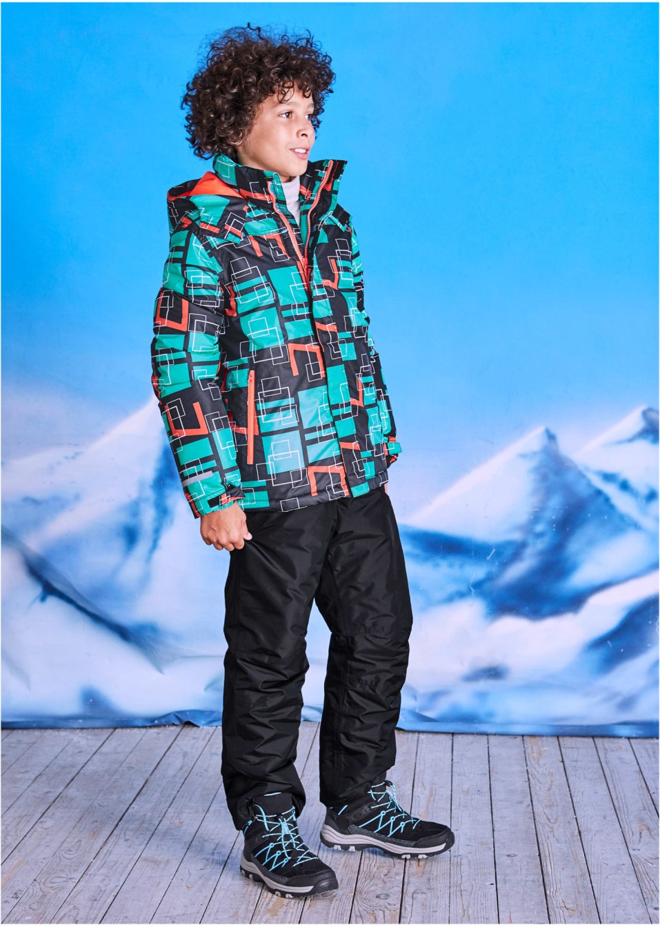 Pantalon de ski garçon, imperméable et respirant