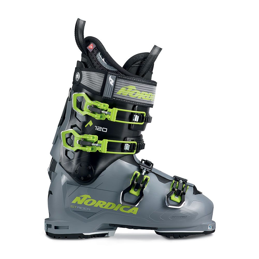 Nordica STRIDER 120 DYN - Chaussures ski Homme gris/noir/vert