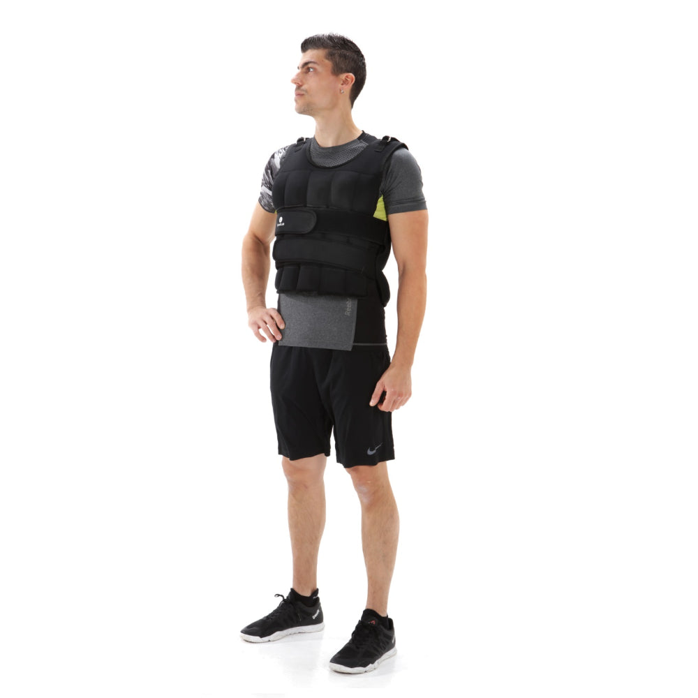 SVELTUS Gilet Lesté Homme 10 kg Noir