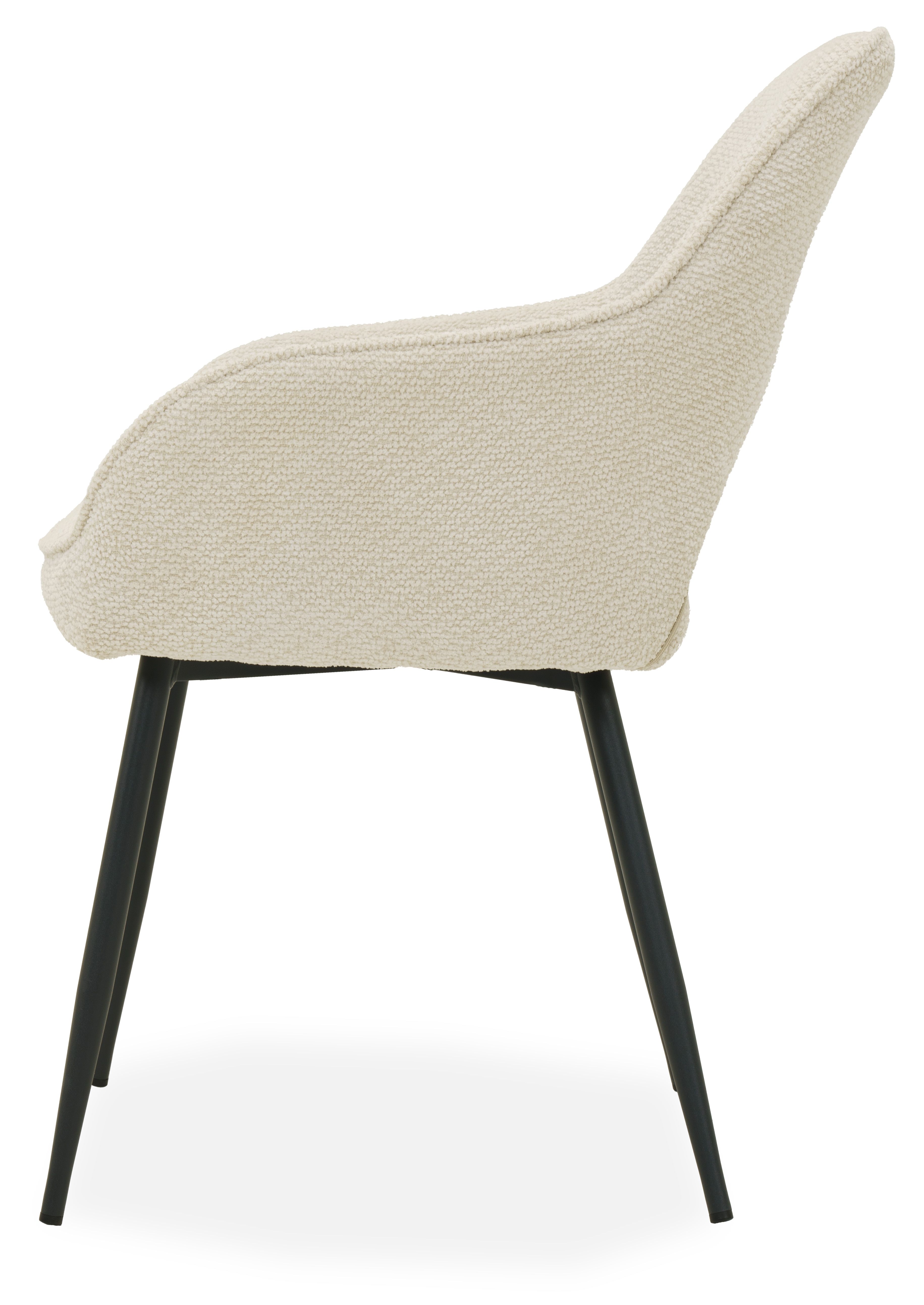 Eetkamerstoel Raven 22 Naturel Leif B57 x D52 x H84 cm