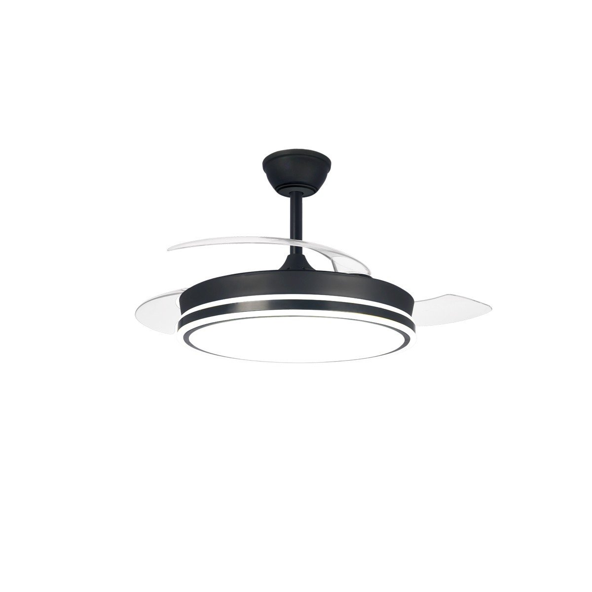 CristalRecord Plafondventilator Supereco Ã 106 cm zwart