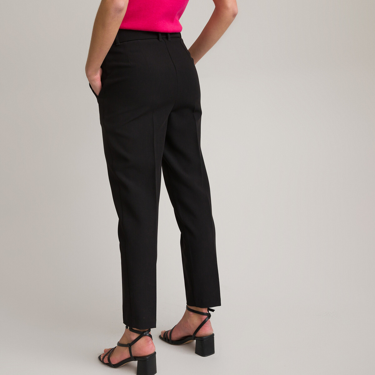 COLEÇÃO LA REDOUTE<br>Calças slim com cinto
