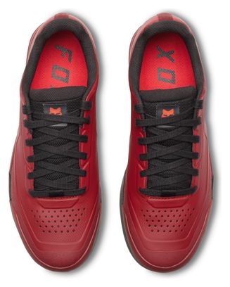 Chaussures VTT Pédales Plates Fox Union Flat Rouge