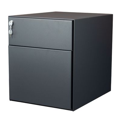 Caisson mobile métallique monobloc – 2 tiroirs - anthracite