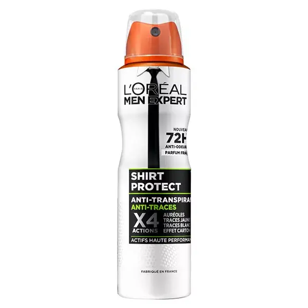 Desodorante Spray Anti-Manchas L'Oréal Men Expert Shirt Protect 150ml