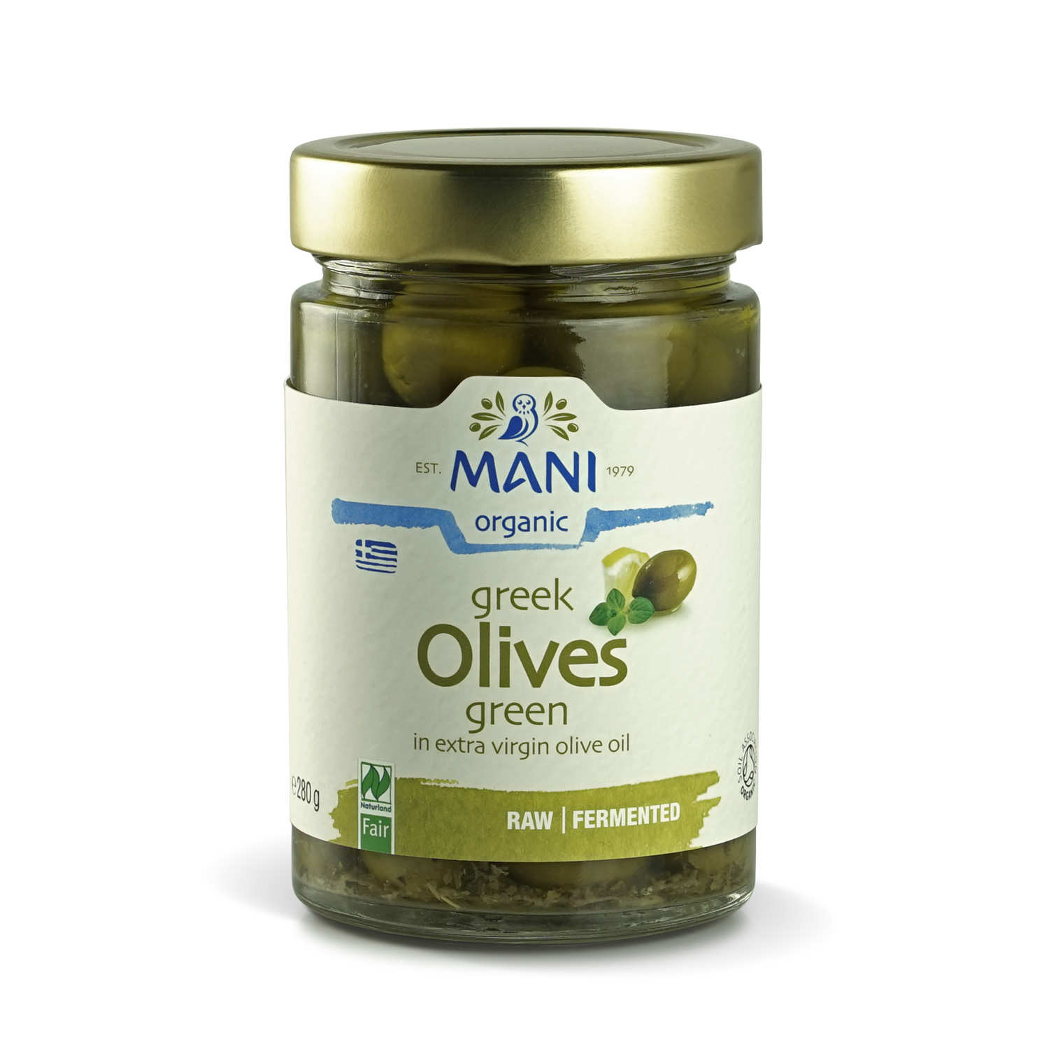 Olives vertes grecque Amfissa bio citron et herbes