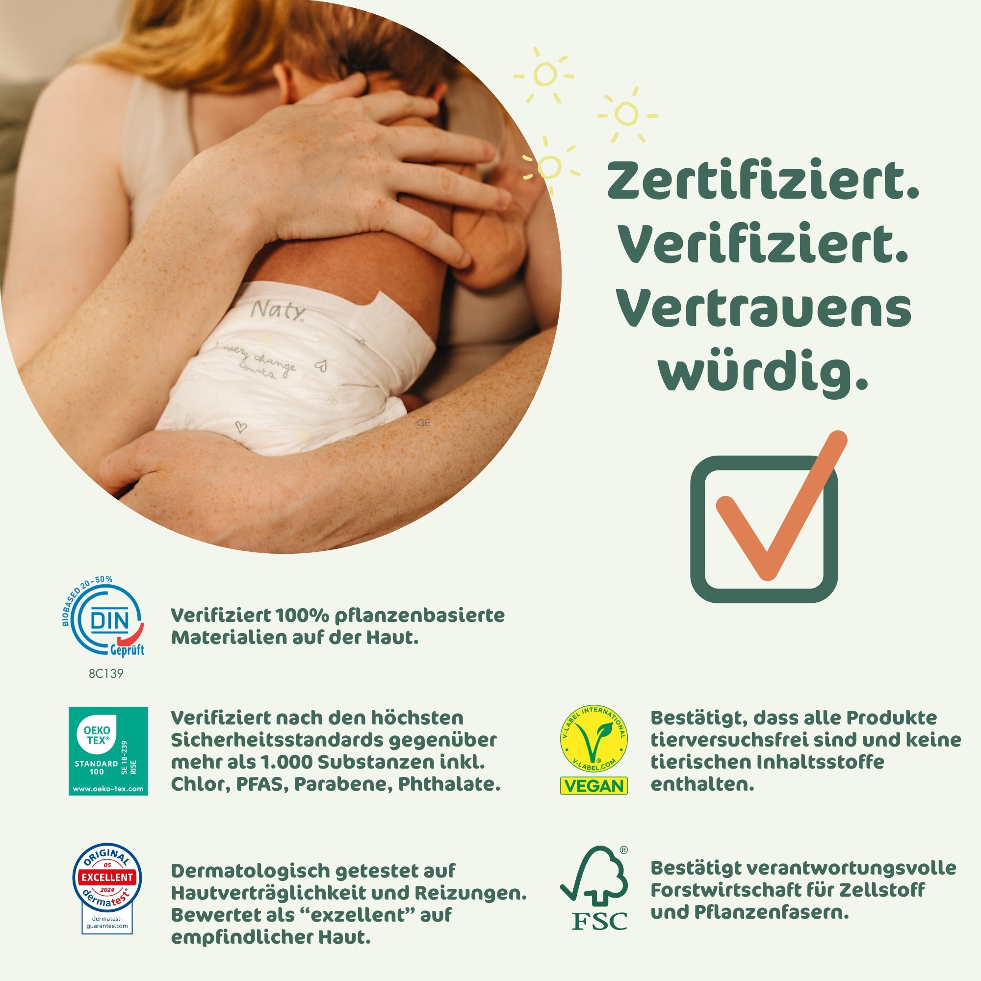Baby-Windeln Maxi Grosspackung Nr. 4