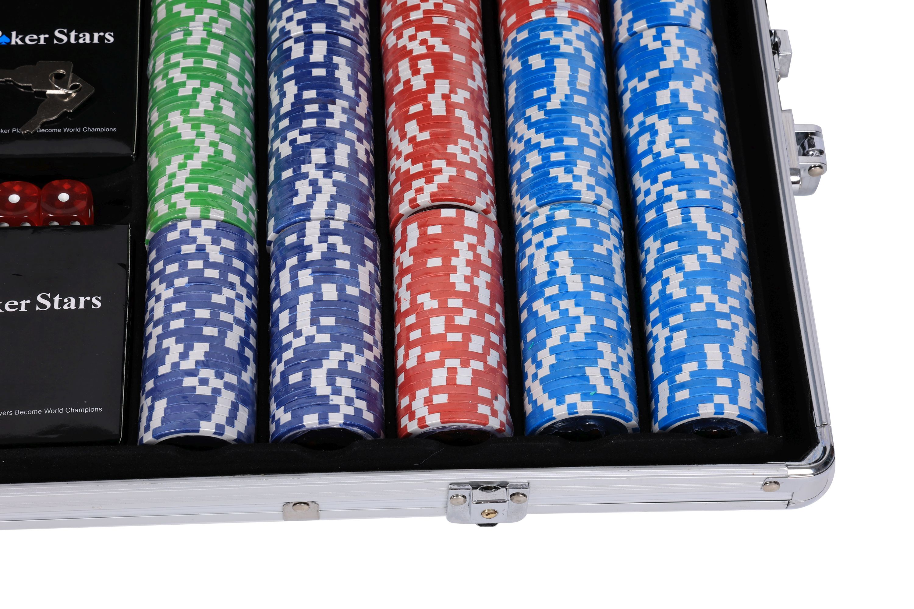 Profi Pokerkoffer mit 1000 Chips