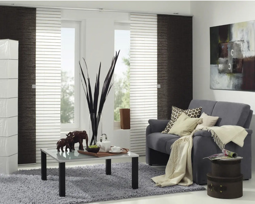 Schuifgordijn Decor teak 60x245 cm