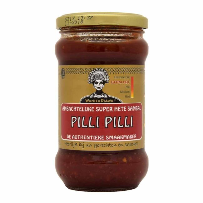 Wanita Djawa Sambal Pili Pili Extra Heet 290ml