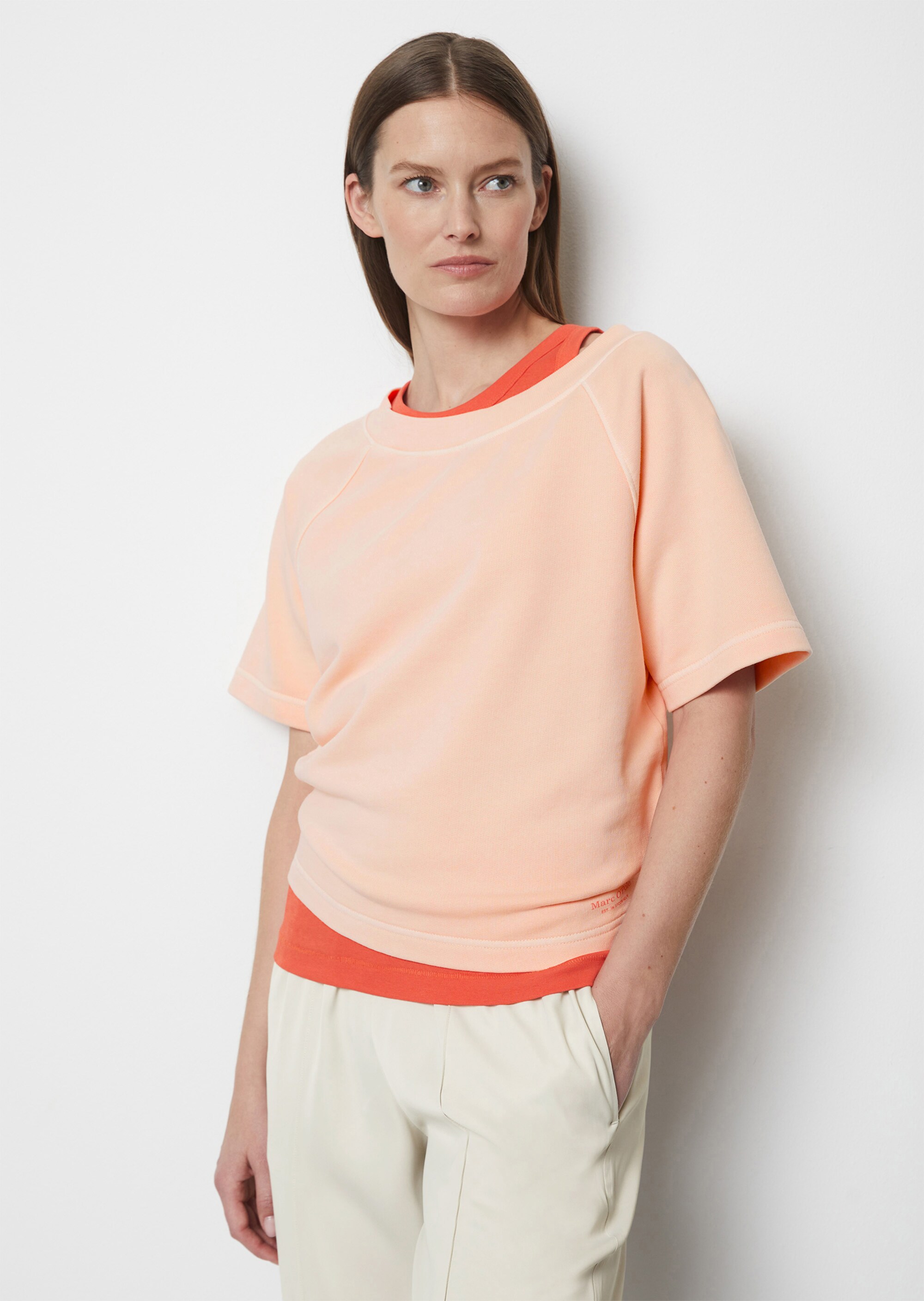Kurzarm-Sweatshirt aus Organic Cotton