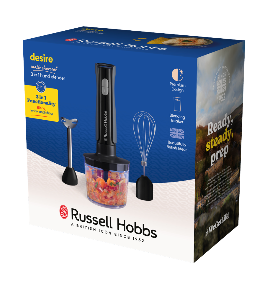 Russell Hobbs - 3-i-1 stavblender - Matte Charcoal