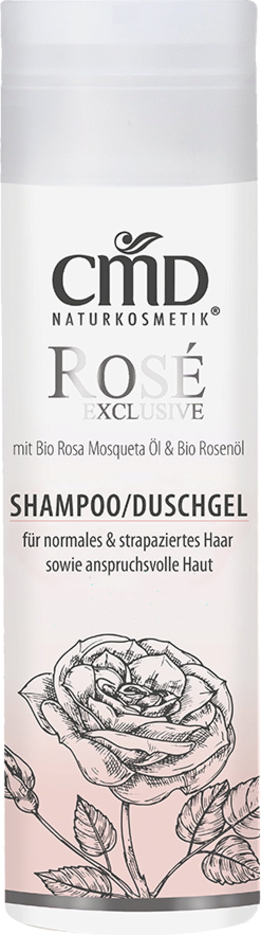 CMD Naturkosmetik  Rosé Exclusive Shampoo/Duschgel, 200 ml