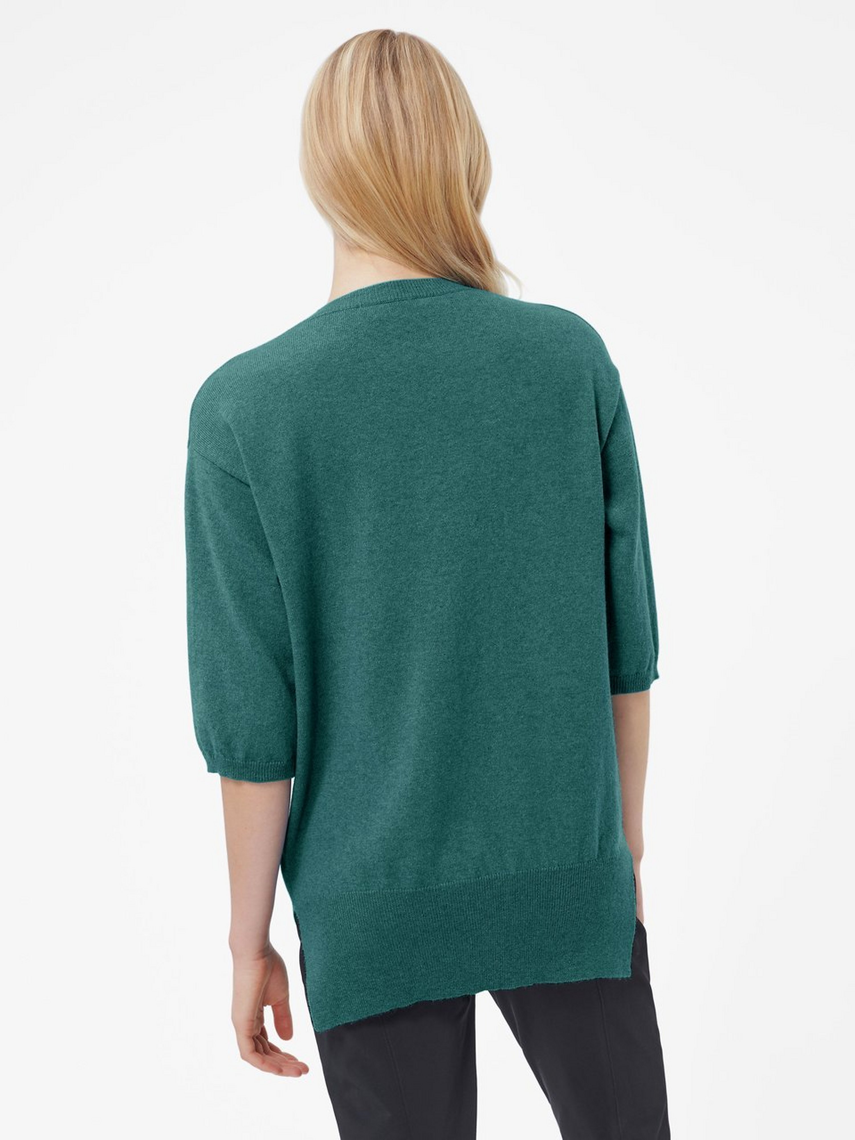 Rundhals-Pullover aus 100% Kaschmir