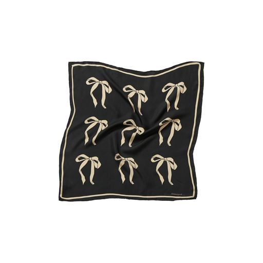 Beck Söndergaard Bow Twill Sia Tørklæde, Black