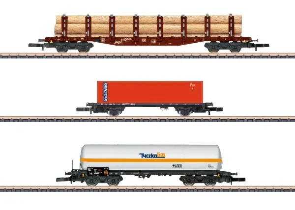 Märklin 82596, Fragtbil, Formonterede, Z (1:220), Ethvert køn, Metal, Plast, 3 stk