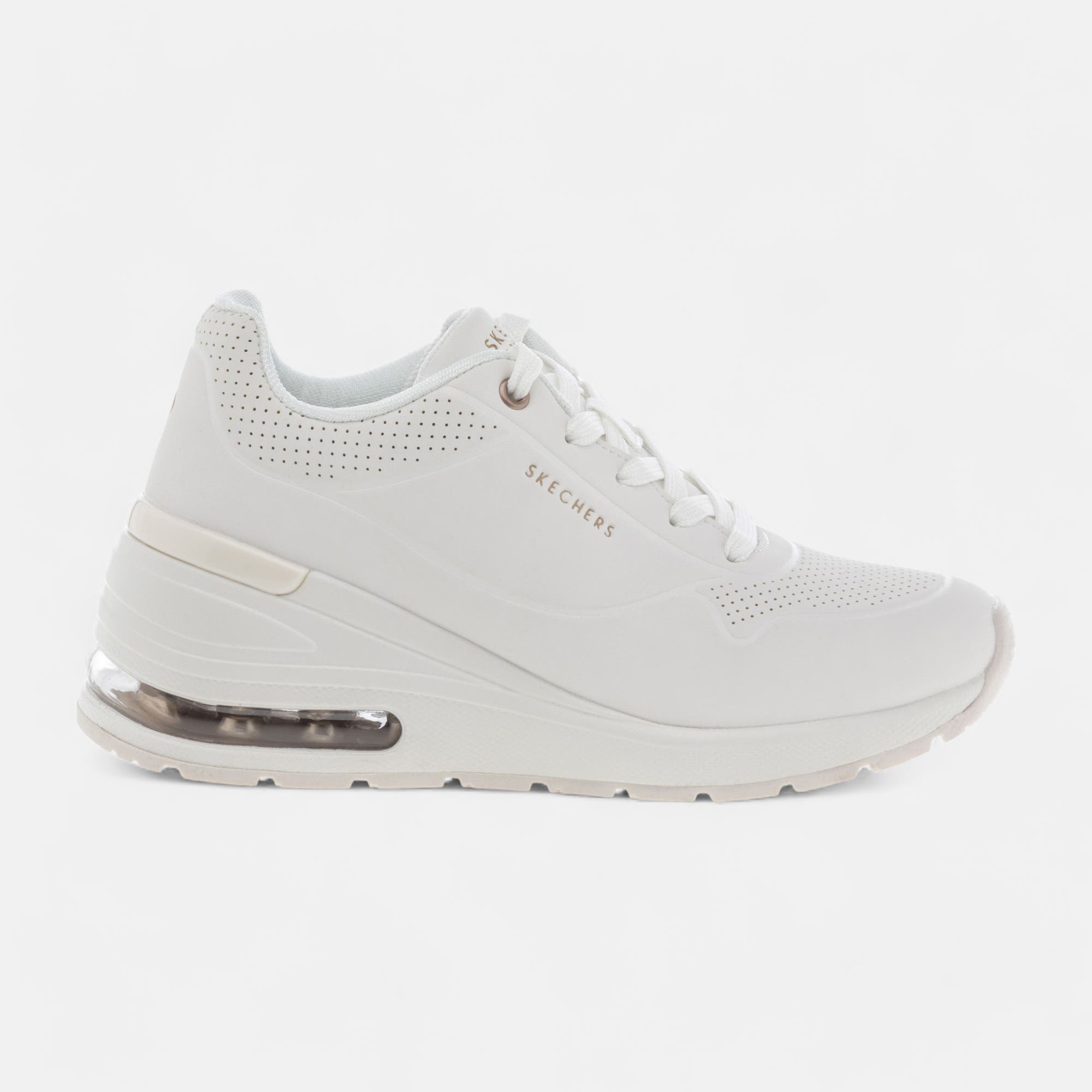Sneakers à talon compensé Femme blanc