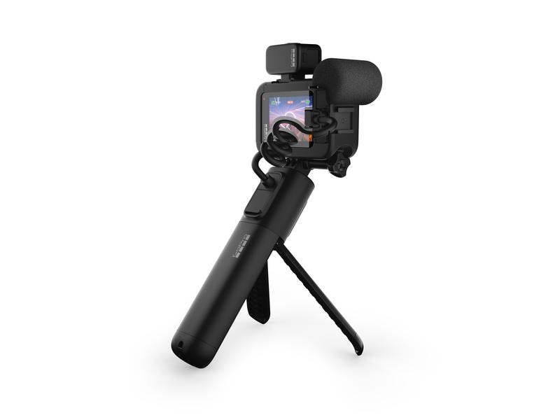 GoPro Actionkamera HERO12 Black Creator Edition Ultimative Action-Kamera mit Stativ und Zubehör