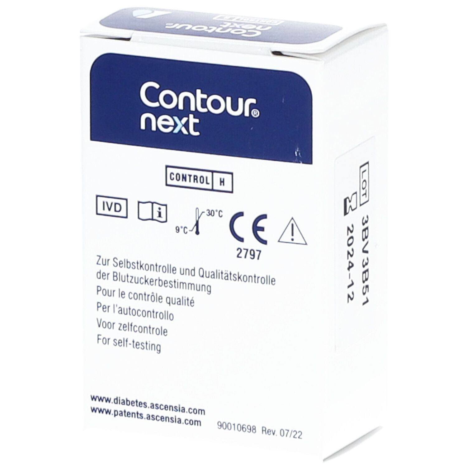 CONTOUR® NEXT Kontroll -Lösung hoch